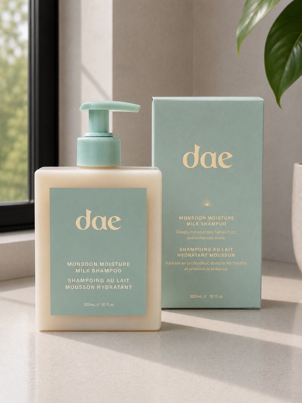 $30 DAE Monsoon Moisture Milk Shampoo 10 oz 300mL New in Box Hydrating Frizz